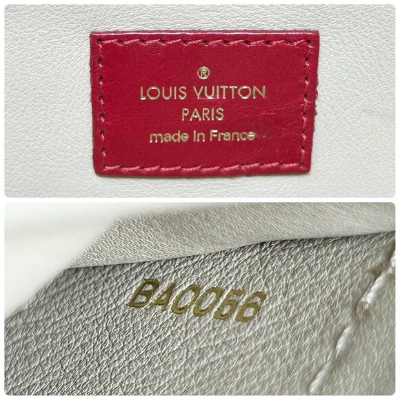 LOUIS VUITTON Vintage LV Logo Velvet Chain Dolly Bag Pochette [104062] - Picture 14 of 14
